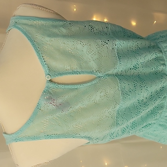 Mint green lace handkerchief dress size xl - Picture 8 of 8